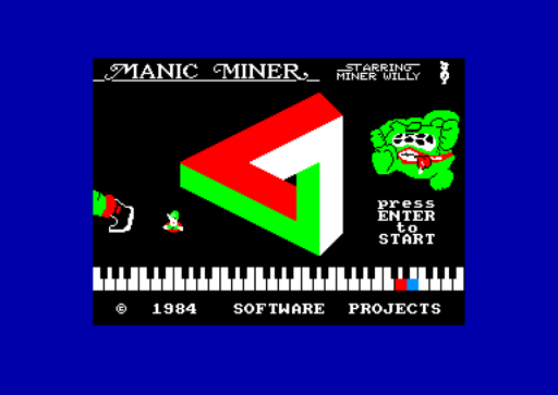 Manic Miner screenshot 2 for Amstrad CPC